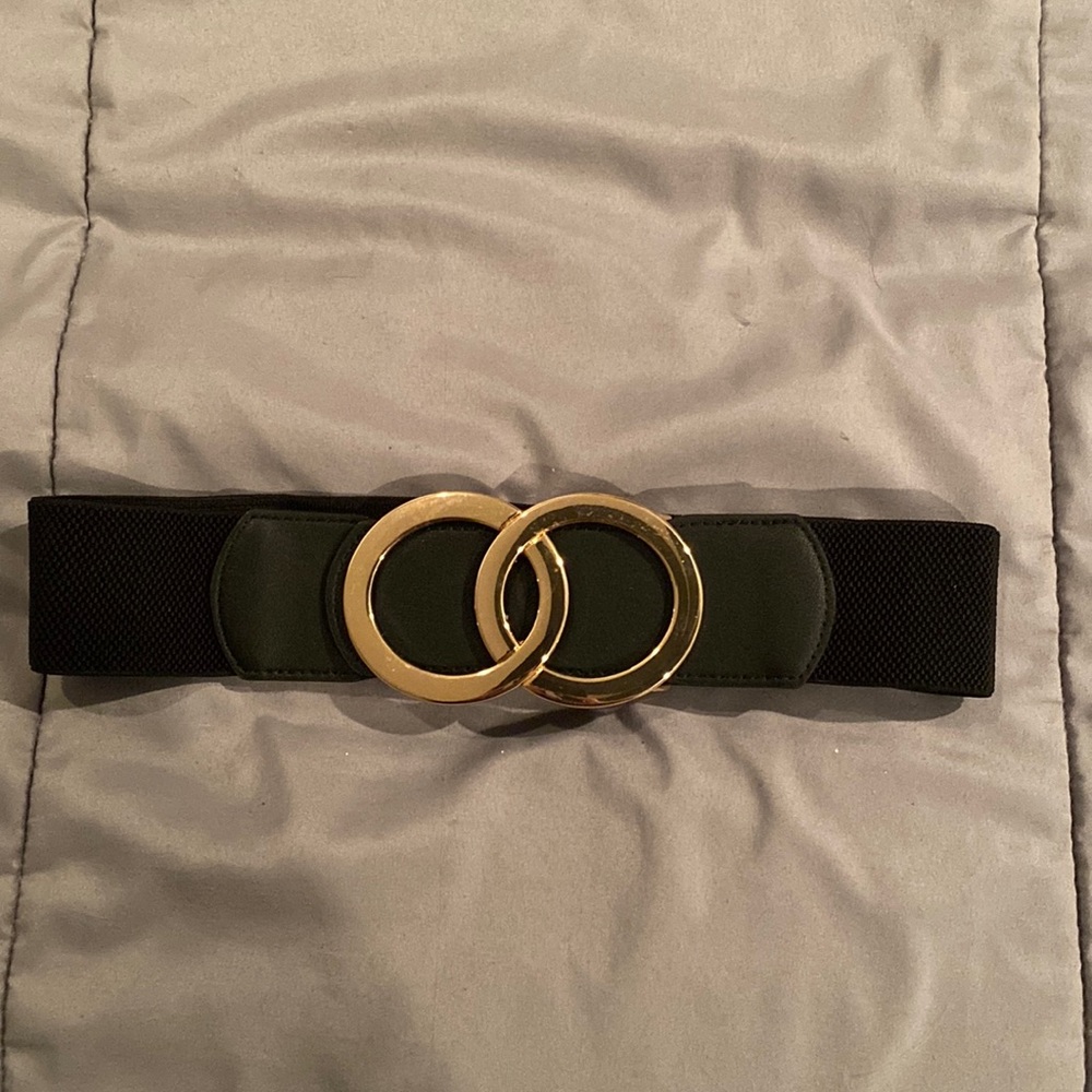 Gold Circle Elastic Belt